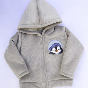 CAMPERA CORDEROY CON CORDERITO PINGUINO YABY