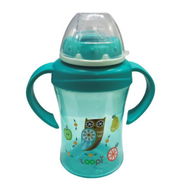 VASO CON ASAS Y PICO DE SILICONA LOOPI