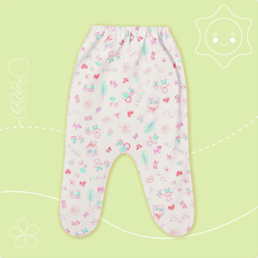 PACK X 12 MEDIO OSITO ESTAMPADO BEYBE