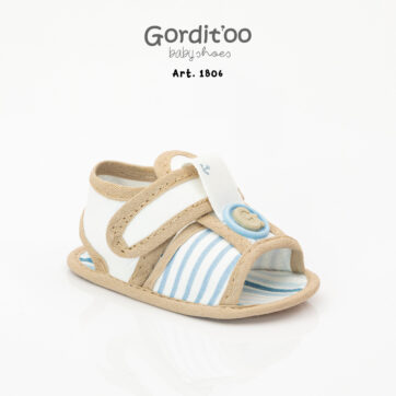 SANDALIAS RAYAS CELESTES GORDITOO
