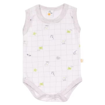 BODY MUSCULOSA ESTAMPADA NARANJO