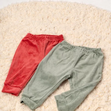 PACK X 3 PANTALON PLUSH LISO NARANJO