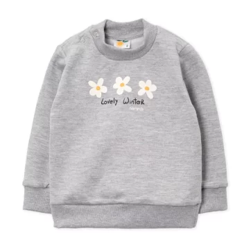 BUZO FRISA MARGARITAS NARANJO