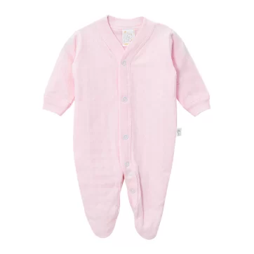 ENTERITO ALGODON LABRADO LISO NARANJO