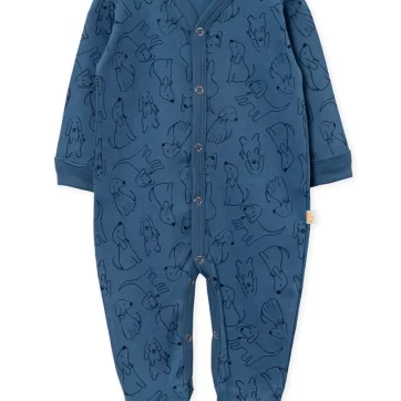 ENTERITO ALGODON PERRITOS NARANJO