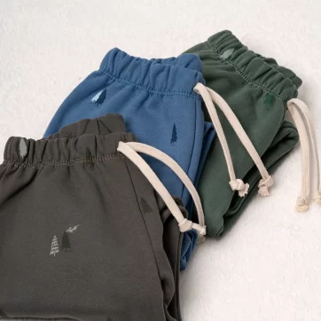 PACK X 3 PANTALON FRISA BOSQUE NARANJO
