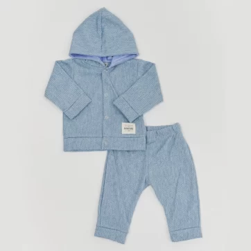 CONJUNTO CAMPERA Y PANTALON TEJIDO YABY