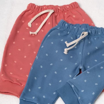 PACK X 3 PANTALON FRISA RAMITA NARANJO