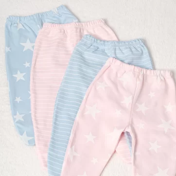 PACK X 3 MEDIO OSITO ESTAMPADO SURTIDO NARANJO