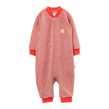 ENTERITO PELUCHE LISO NARANJO
