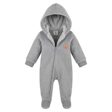ENTERITO CORDEROY LISO CON PELUCHE SASSY