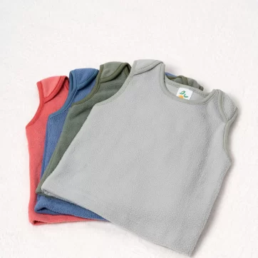 PACK X 2 CHALECO POLAR NARANJO