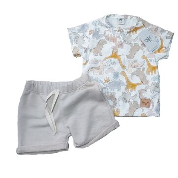 CONJUNTO SHORT Y REMERA JURASICK YABY
