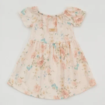 VESTIDO MINI FLORES YABY