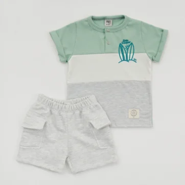 CONJUNTO REMERA Y SHORT SUMMER